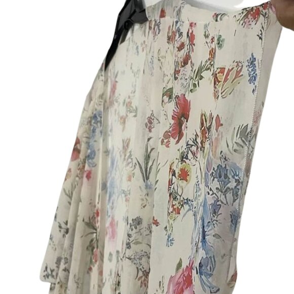 Plus Size Boho Floral Kimono Cardigan 4X Open Front Duster Flowy Long Cover Up - Picture 4 of 10